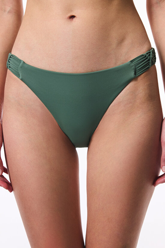 Yeşil Makrome Bikini Altı - 1