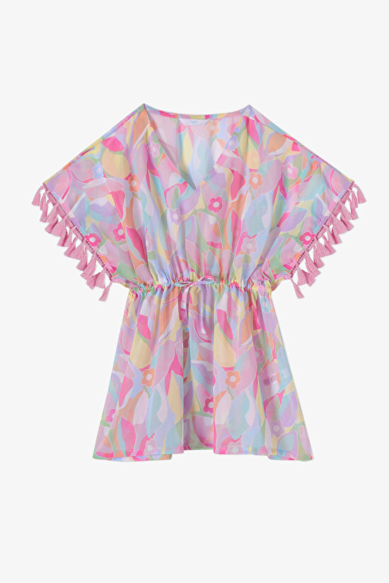 Renkli Genç Kız Hawaii Kaftan - 1