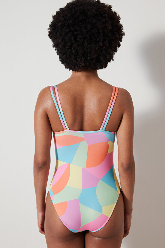 Aqua Push Up Çok Renkli Mayo - 4