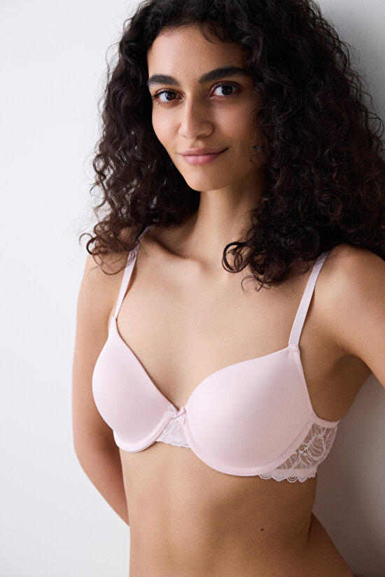 Full Cup Pembe Sütyen - 3