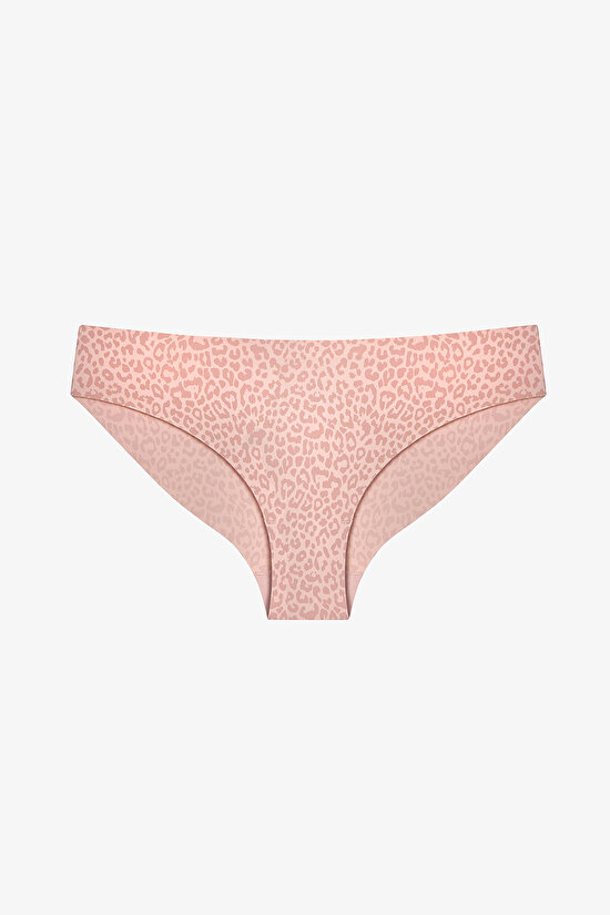 Pembe Leoparlı Slip Külot - 1