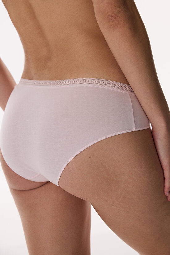 Açık Pembe Easy Pamuklu Trim Hipster Külot - 2