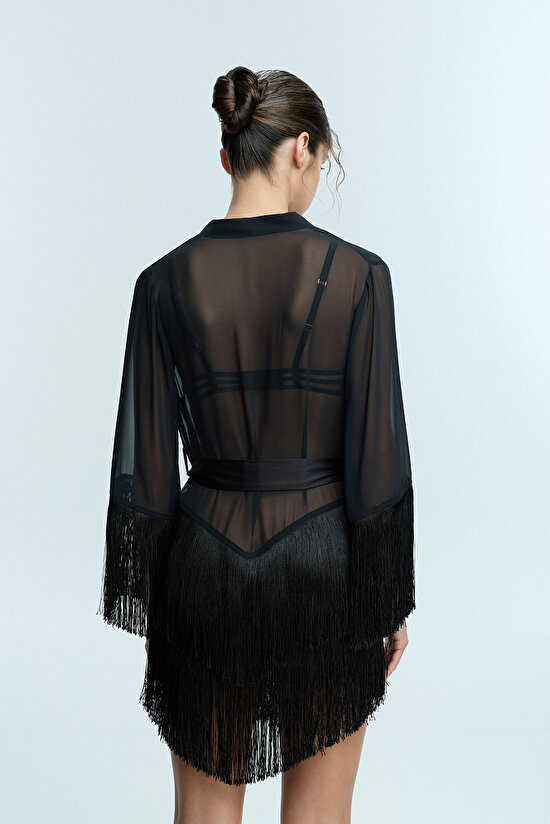 Black Leya Robe - 4