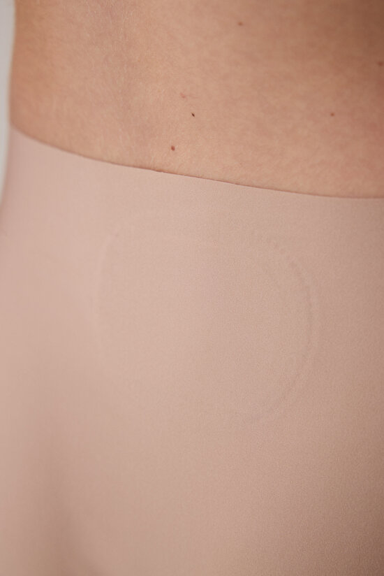 Laser Cut Bej Slip Külot - 3