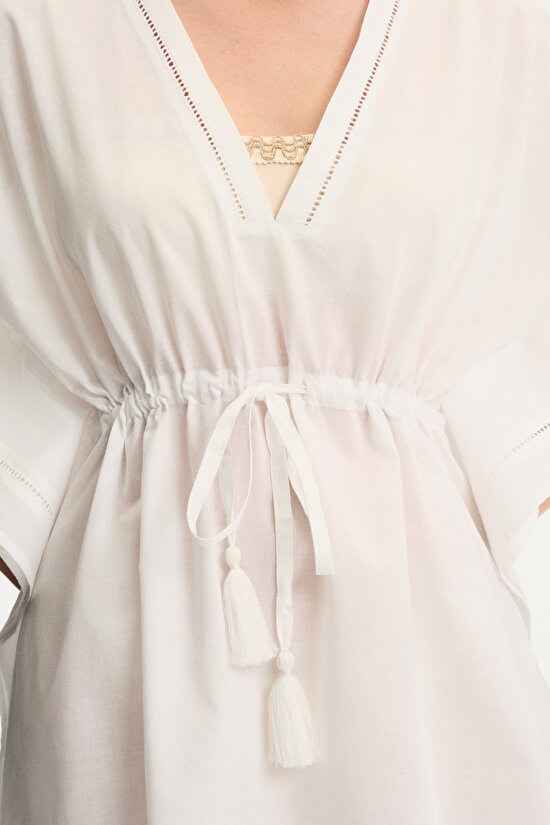 Beyaz Vera Kaftan - 3