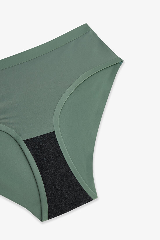 Haki Period Orta Bel Bikini Altı - 6