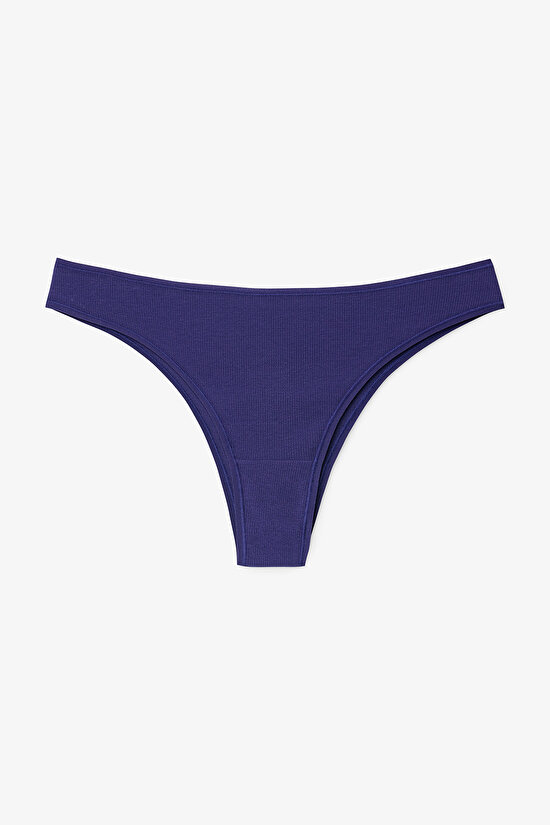 Wild One Çiçekli Pamuklu Düşük Bel 5'li Brazilian Külot - 4