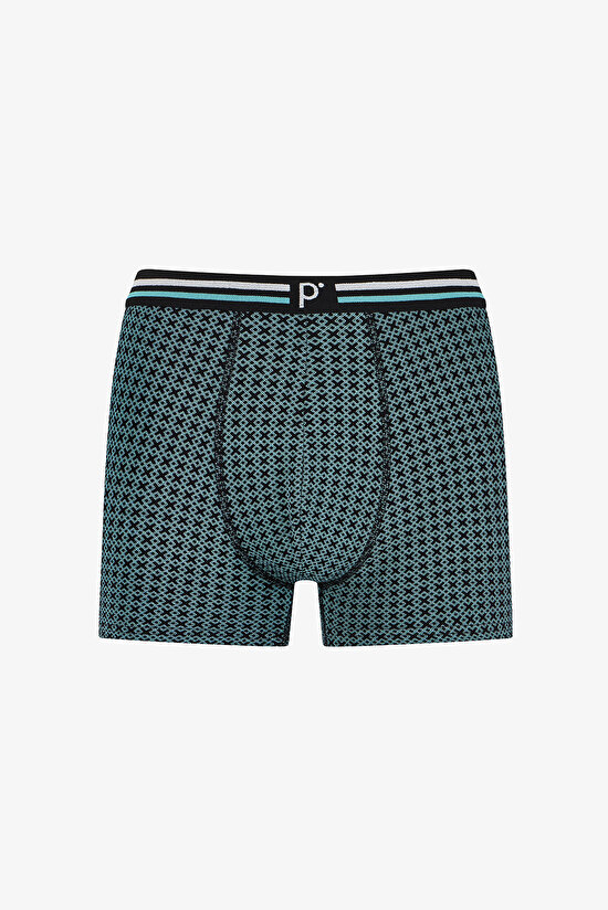 Erkek Renkli Green Line Çoklu Boxer - 2