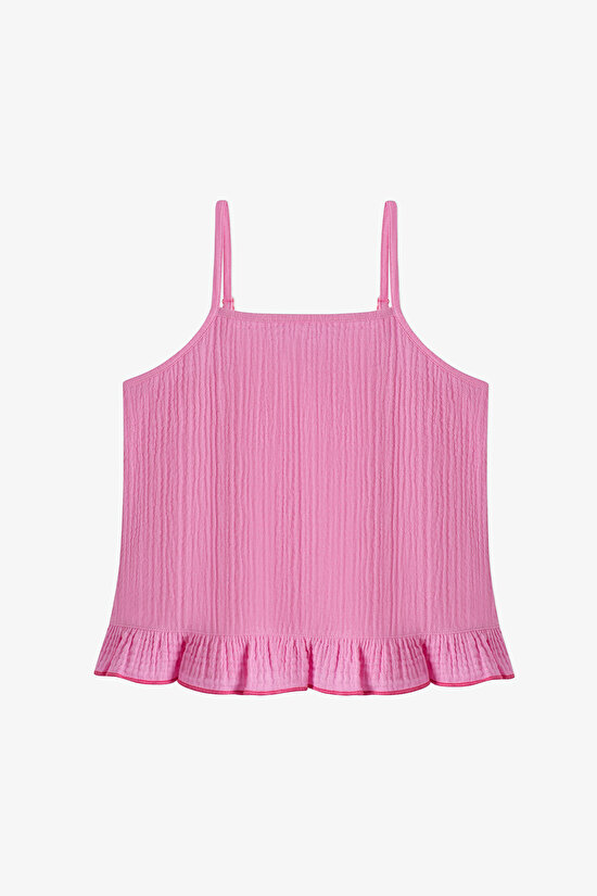 Pembe Kız Çocuk Pinky Frill Set - 2