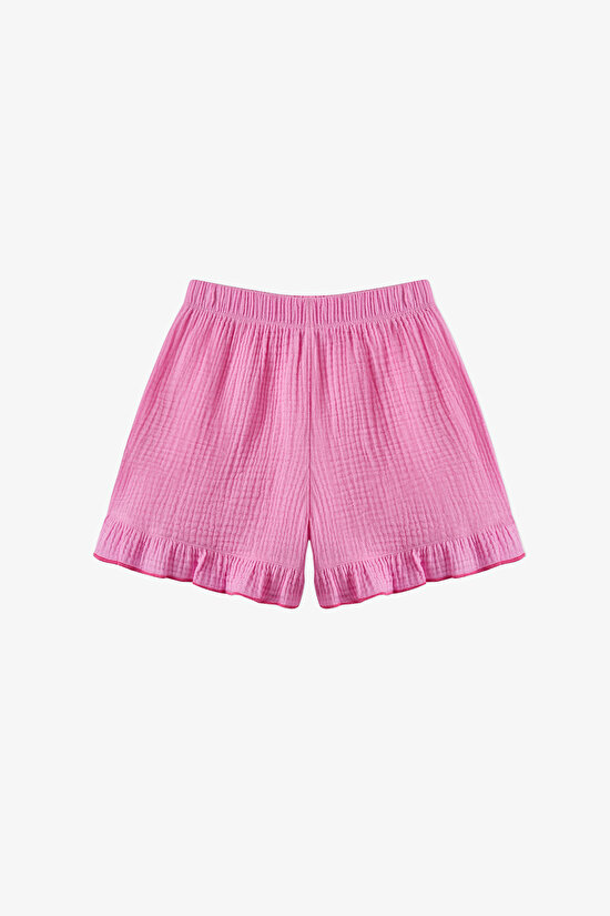Pembe Kız Çocuk Pinky Frill Set - 3