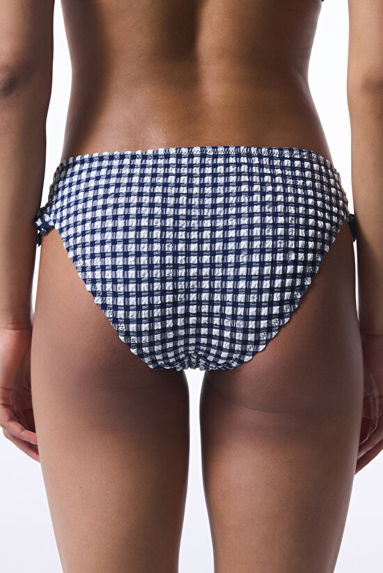 Texas Navy Pötikare Fırfırlı Slip Bikini Altı - 3