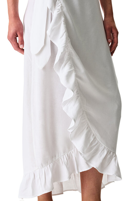 White Frill Pareo - 3