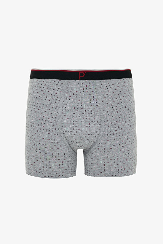 Erkek Red Line Çizgili 3'lü Organik Boxer Erkek Red Line Çizgili 3'lü Organik Boxer - 5