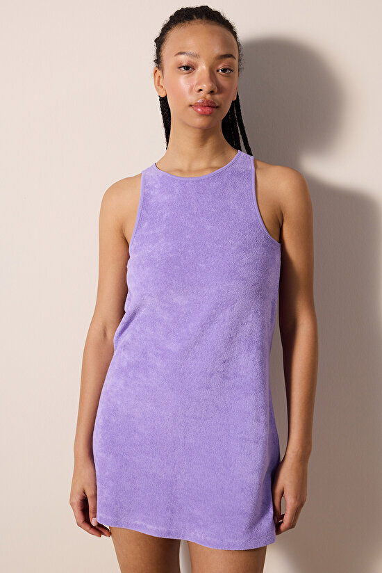 Towel Purple Dress - 1