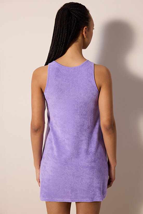 Towel Purple Dress - 2