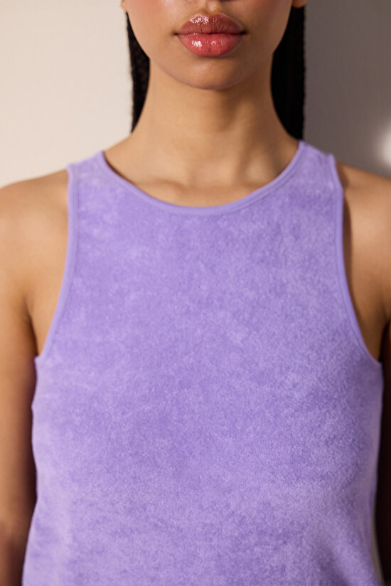 Towel Purple Dress - 4