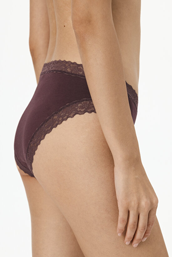 Brown Comfy Cotton Slip Briefs - 2