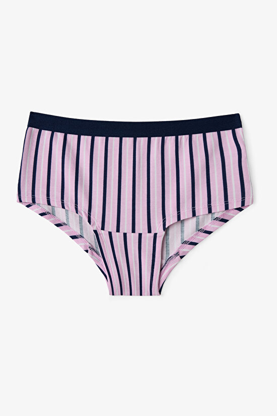 Pembe Kız Çocuk College 3'lü Hipster Külot - 3