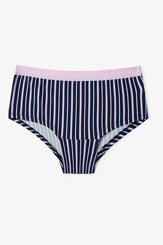 Pembe Kız Çocuk College 3'lü Hipster Külot - 4