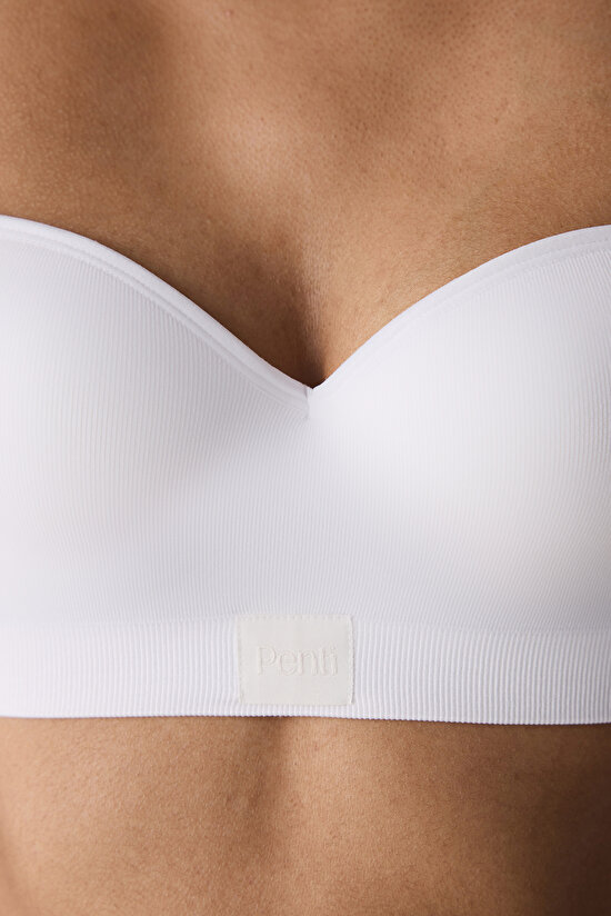 Seamless Stardoll Push Up Essentials Beyaz Sütyen - 3