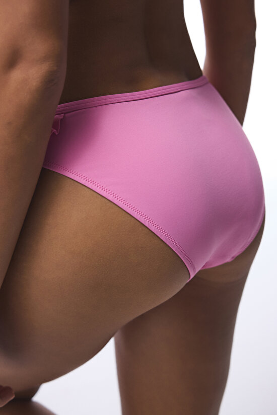 Begonia Frill Side Pink Bikini Bottom Begonia Frill Side Pink Bikini Bottom - 3