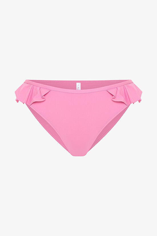 Begonia Frill Side Pink Bikini Bottom Begonia Frill Side Pink Bikini Bottom - 6