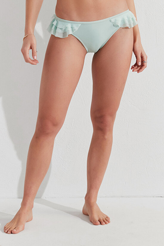 Mint Green Marie Side Bikini Bottom - 1