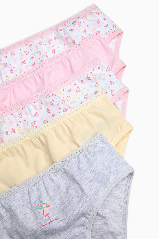 Girls Sweet Heart Multi Colour 5in1 Slip Girls Sweet Heart Multi Colour 5in1 Slip - 7