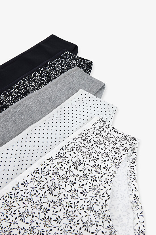 Renkli Black Crispy 5'li Hipster Külot - 7