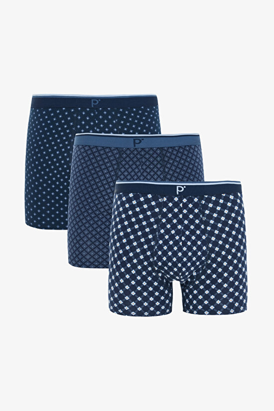Erkek Puantiyeli 3'lü Boxer Erkek Puantiyeli 3'lü Boxer - 1
