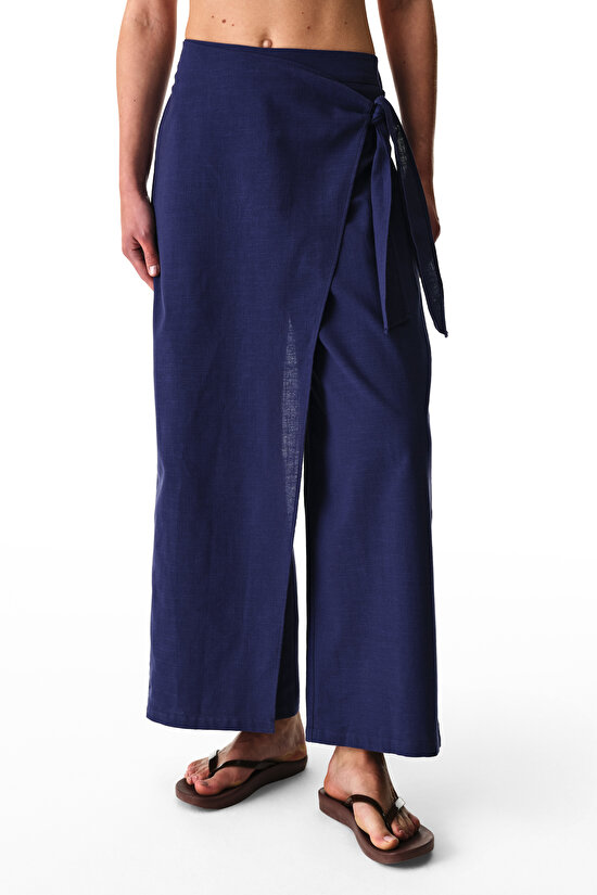 Lacivert Cora Pantolon - 1