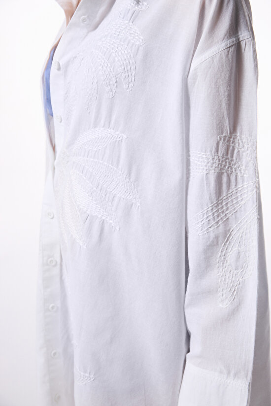 Beyaz Nellie Gömlek - 4