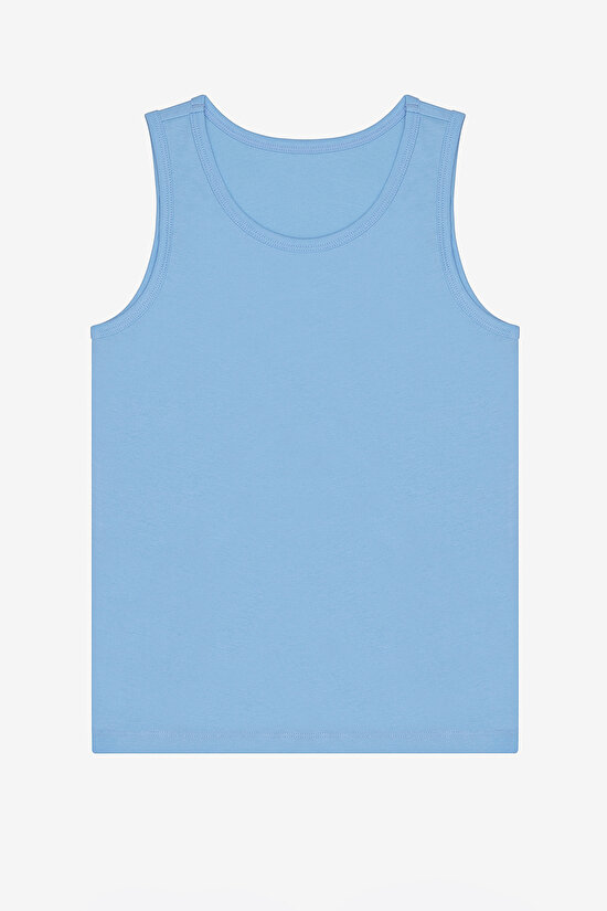 Boys Blue Solid 3in1 Multi Colour Vest - 3