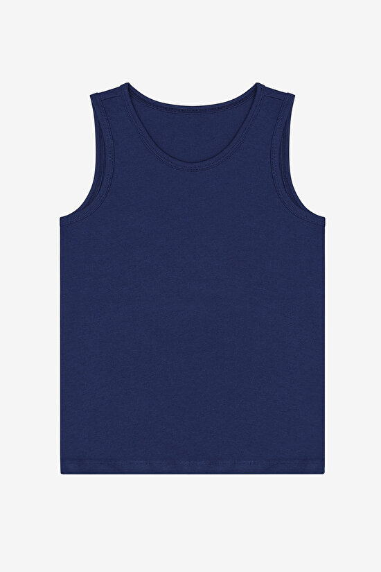 Boys Blue Solid 3in1 Multi Colour Vest - 4