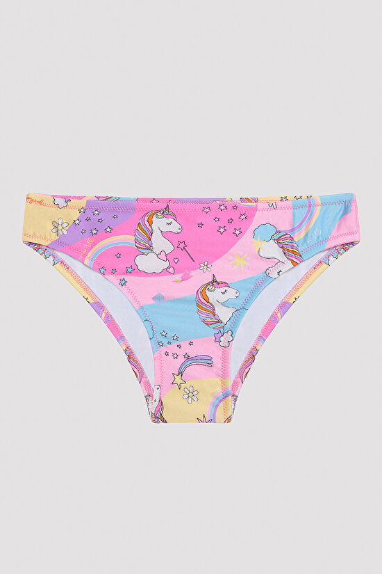 Girls Unicorn Bandeau Bikini Set - 3