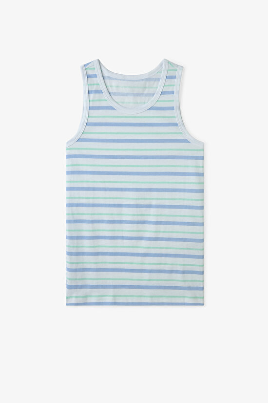 Optical White Boys Runner 2 in1 Tank Top - 2
