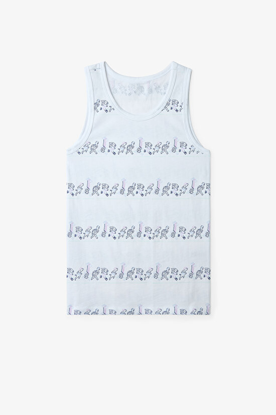 Optical White Boys Runner 2 in1 Tank Top - 3