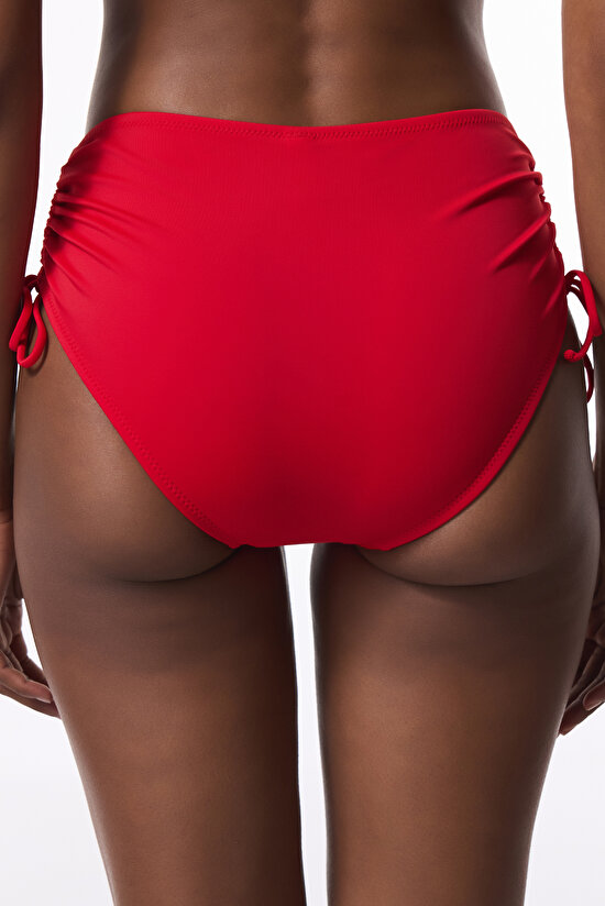 High Ring Red Bikini Bottom - 2