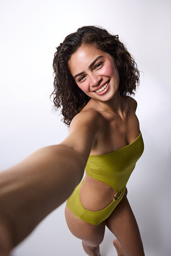 Yeşil Rımını Manokini - 8