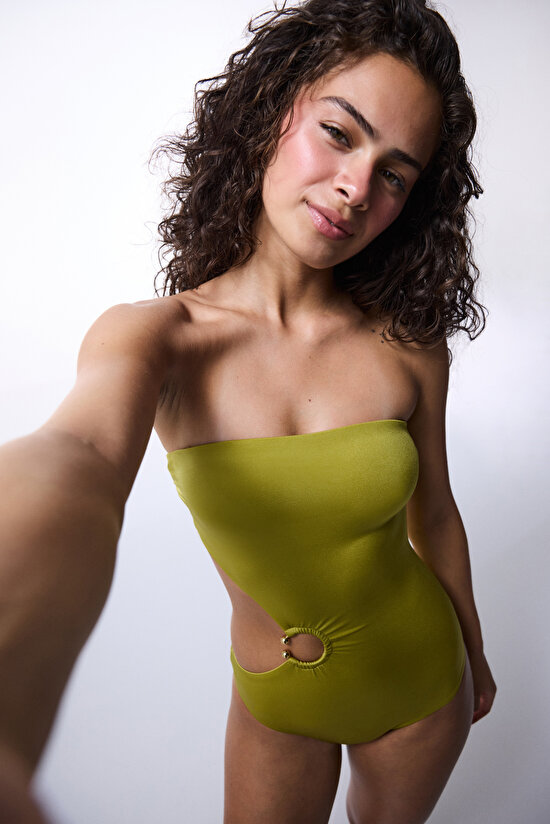 Yeşil Rımını Manokini - 9