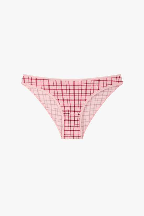 Daisy Check Ekoseli 5'li Slip Külot - 2
