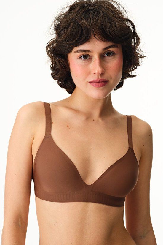 Kahverengi Üçgen Bonding Sütyen - 2