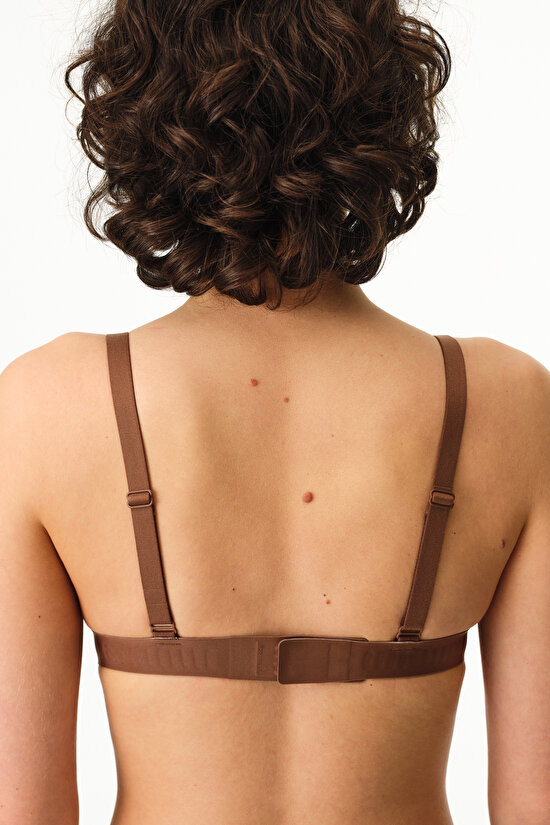 Kahverengi Üçgen Bonding Sütyen - 4