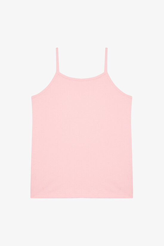 Kız Çocuk Colorful Pamuklu 2li Çok Renkli Atlet - 3