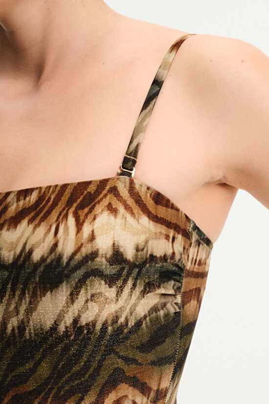 Renkli Cesira Straplez Mayo - 5