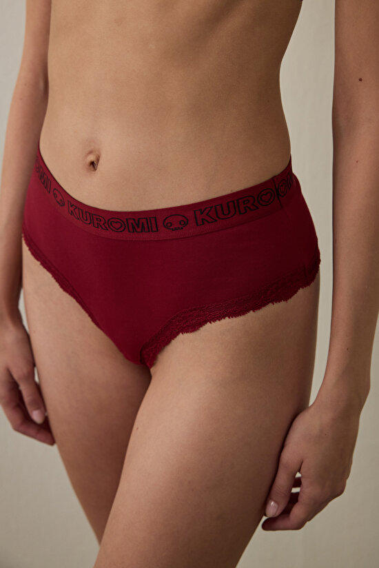 Bordeaux Cheeky Hipster Panties - 1