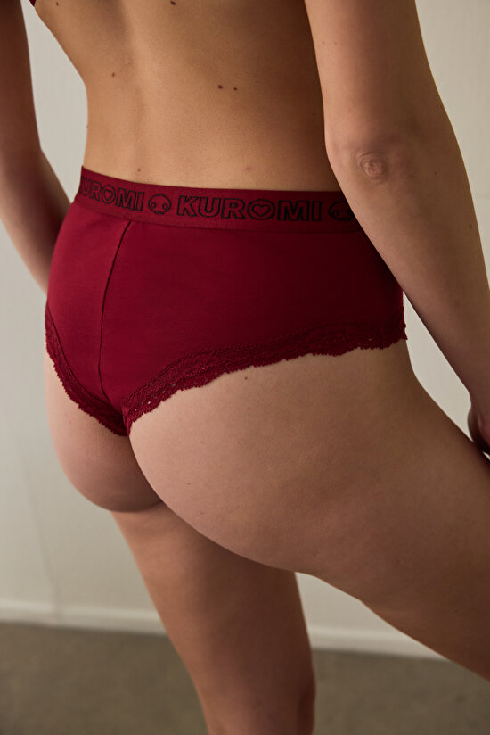 Bordeaux Cheeky Hipster Panties - 2