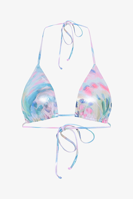 Multi Color Lula Micro Triangle Bikini Top - Gamze Erçel Collection Multi Color Lula Micro Triangle Bikini Top - Gamze Erçel Collection - 7