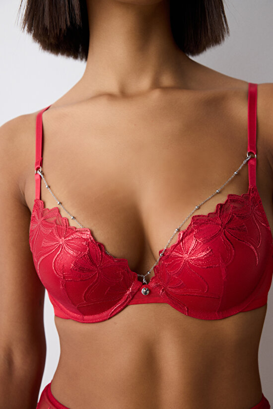 Lol Up Push Up Kırmızı Sütyen - 3