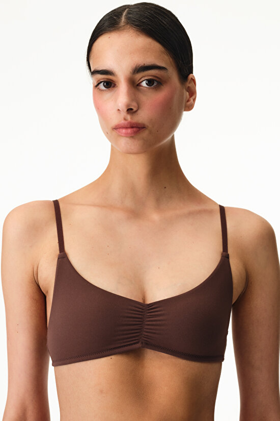 Kahverengi Mini Micro Sütyen - 1